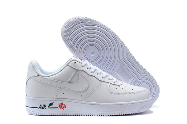 Women's Air Force 1 Low Top White Shoes 107